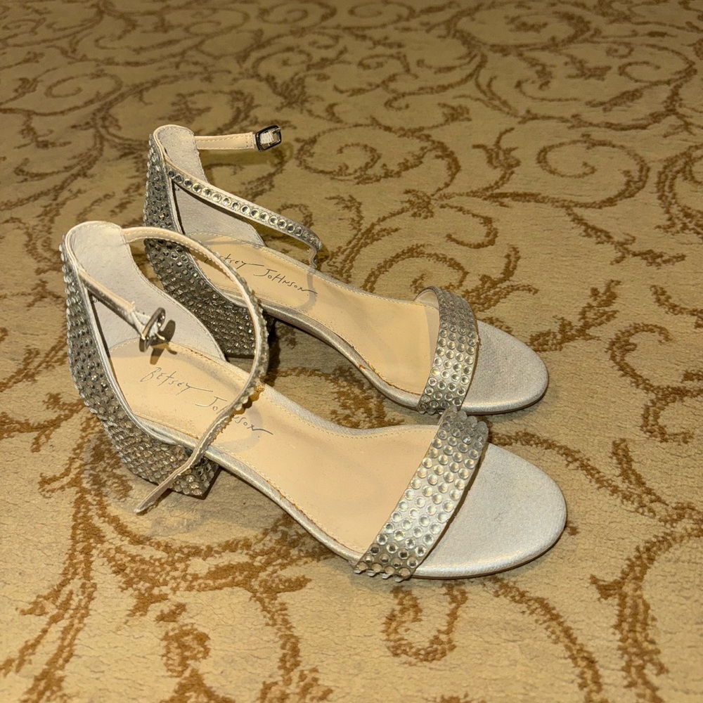 Betsy Johnson Mari Rhinestone Heels